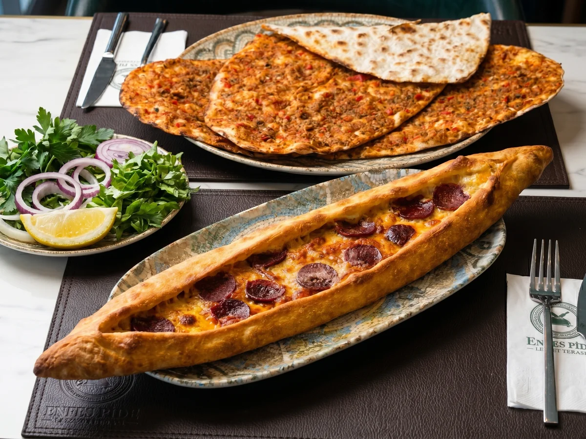 Sucuklu Kaşarlı Pide