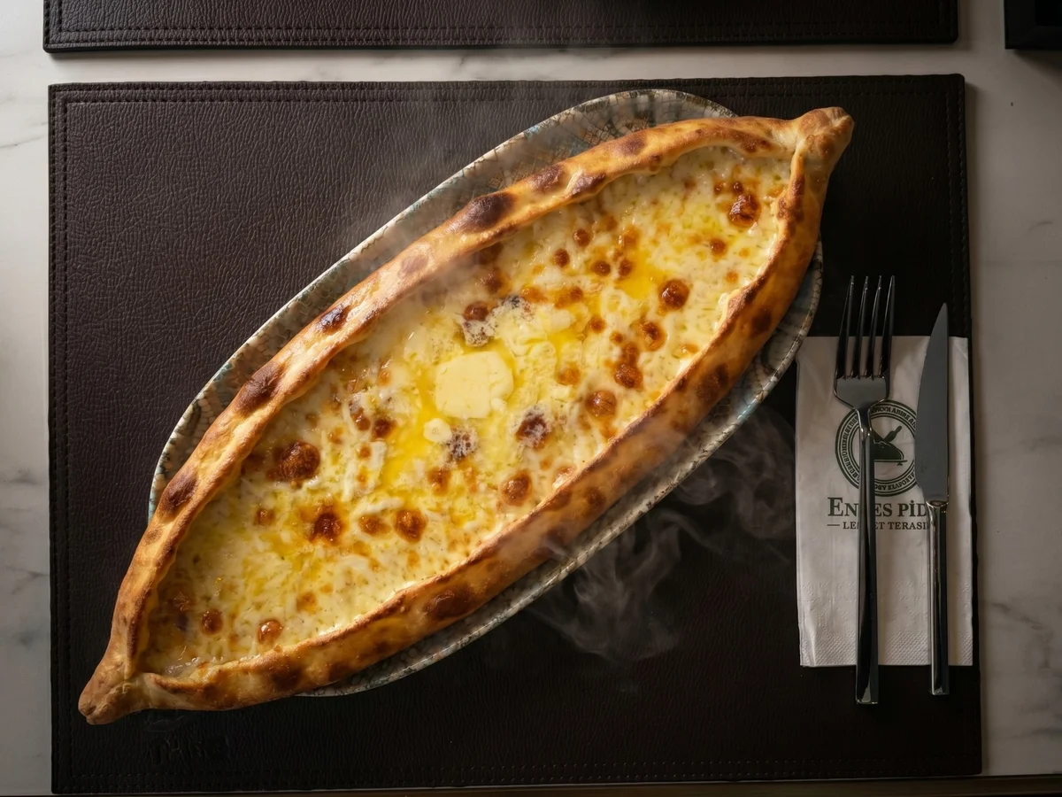Yaprak Peynirli Pide