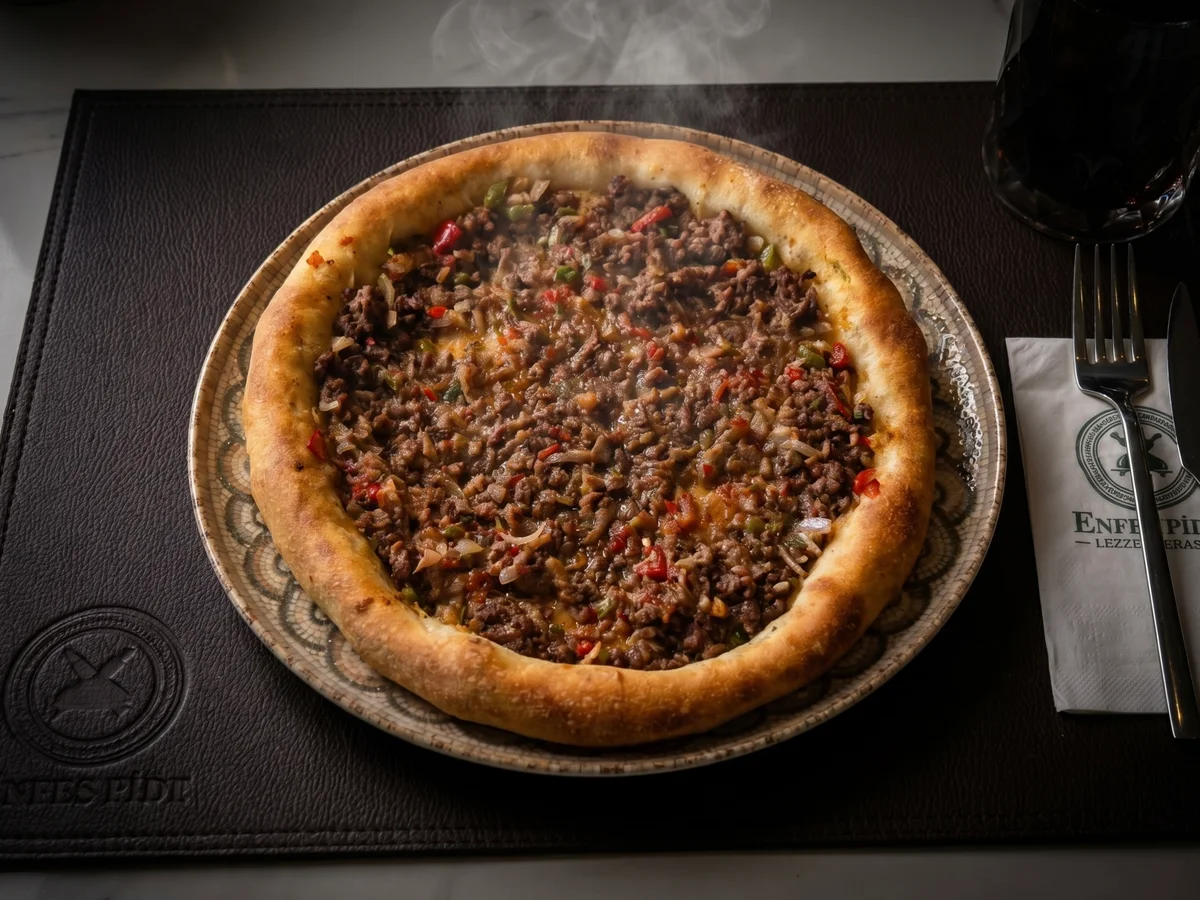Yuvarlak Kıymalı Pide